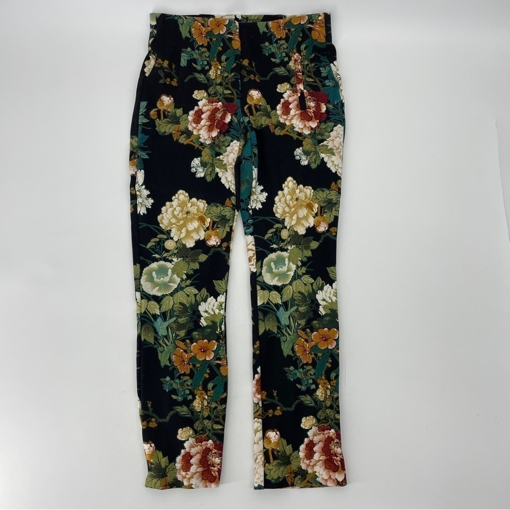 Chico's 0 Botanical Print Jeggings Small